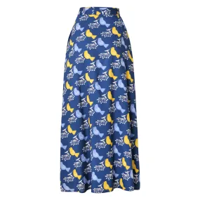 Cassie Maxi Skirt Navy Multi