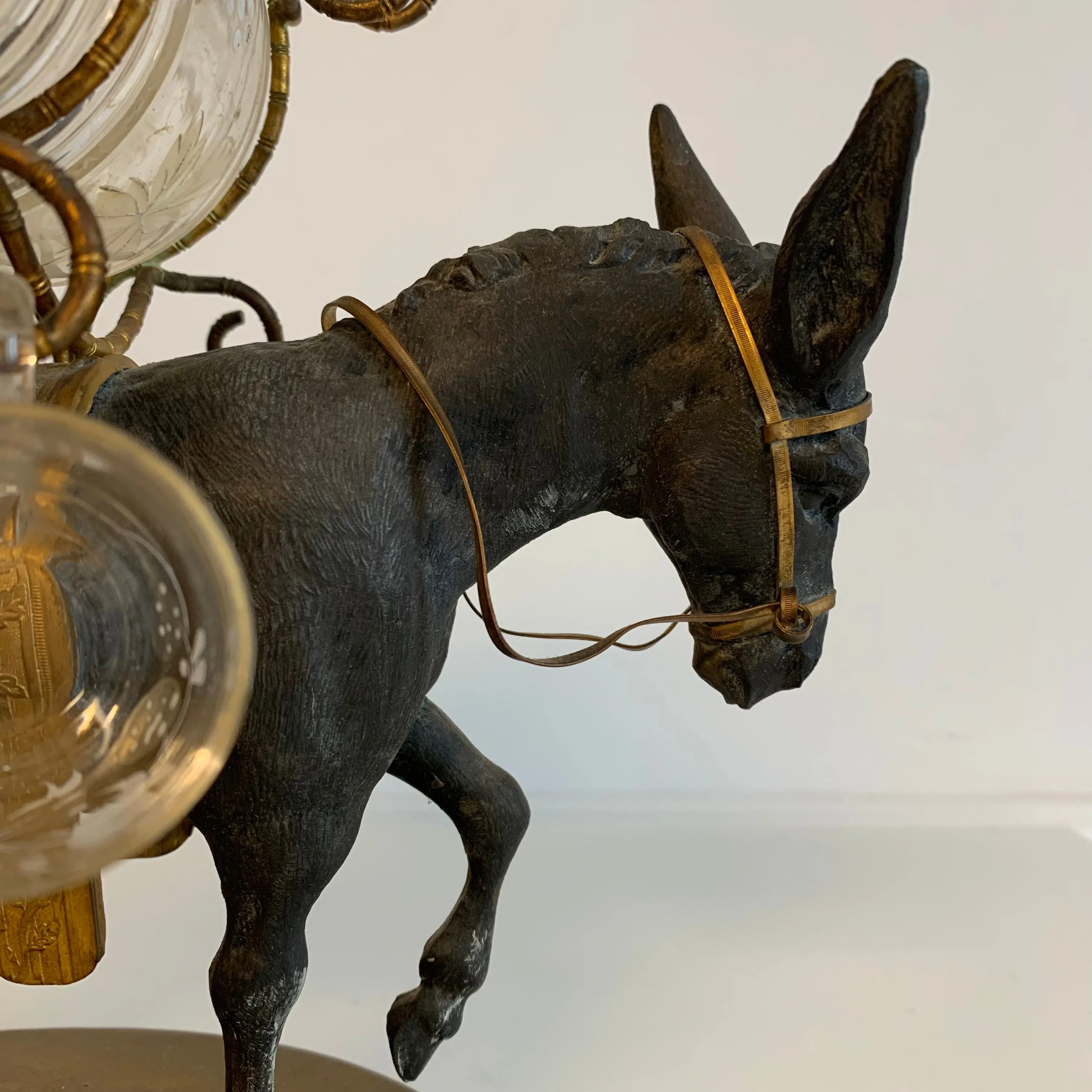 Cave à liqueur à l'âne d'époque Napoléon III