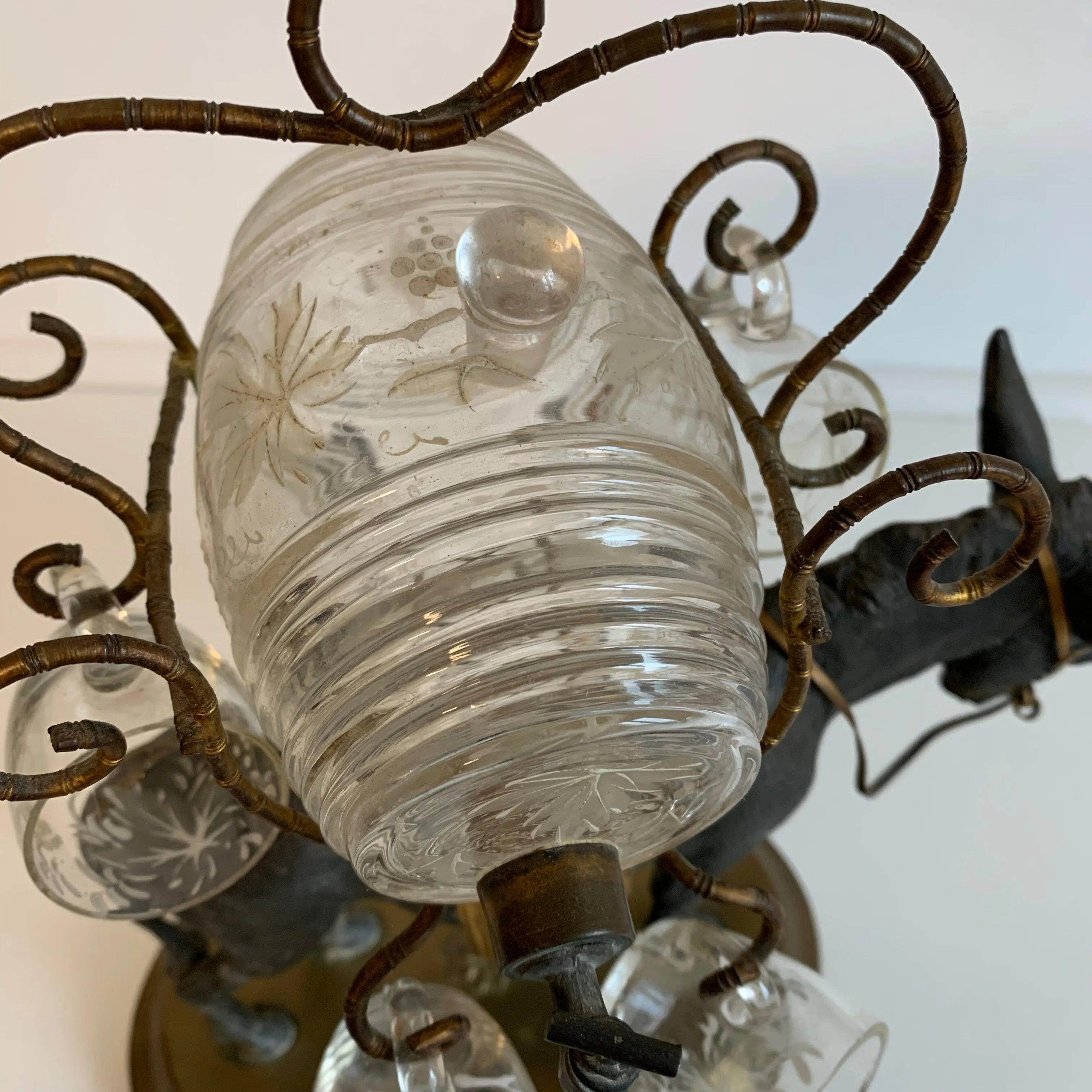 Cave à liqueur à l'âne d'époque Napoléon III