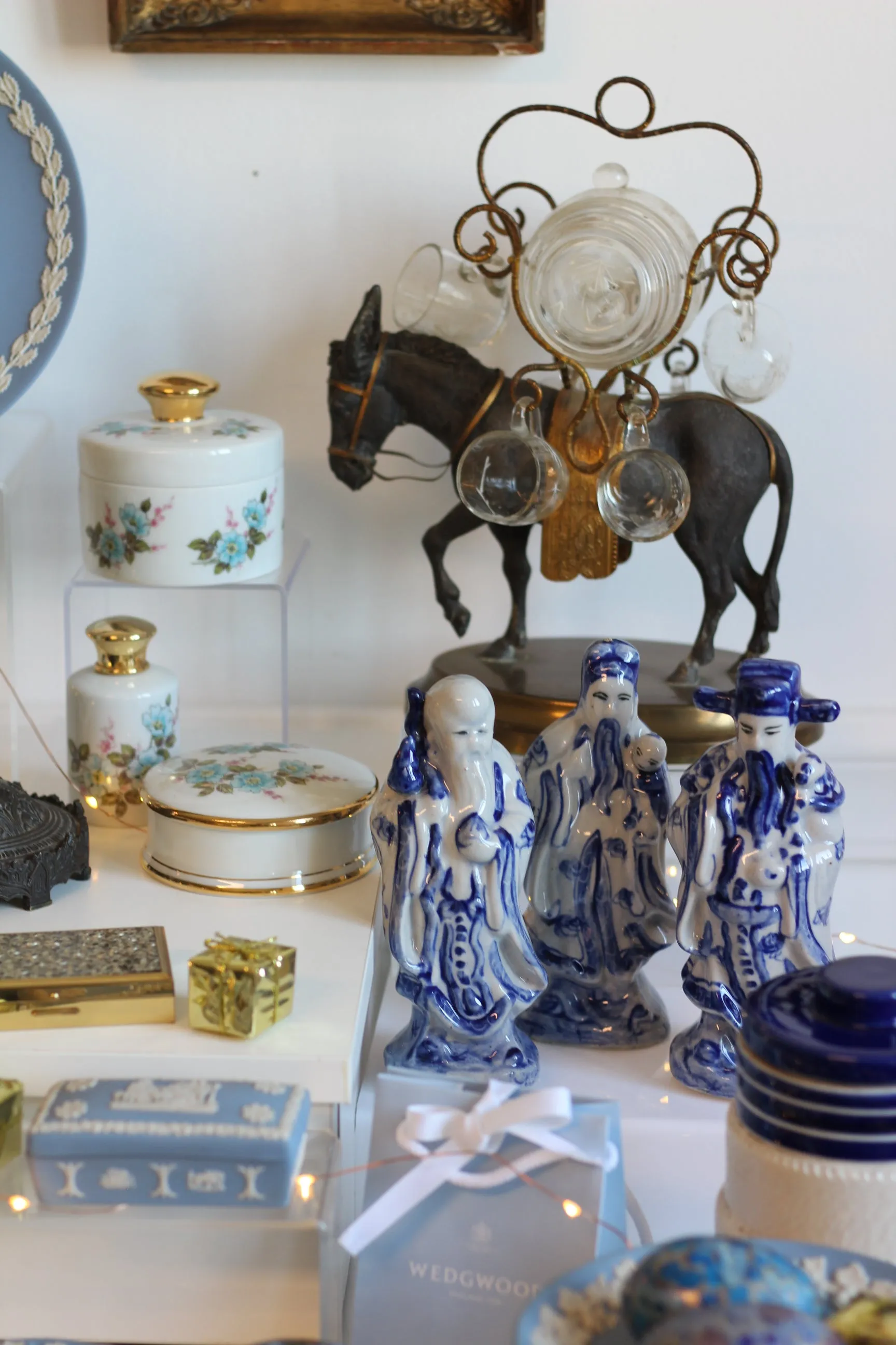 Cave à liqueur à l'âne d'époque Napoléon III