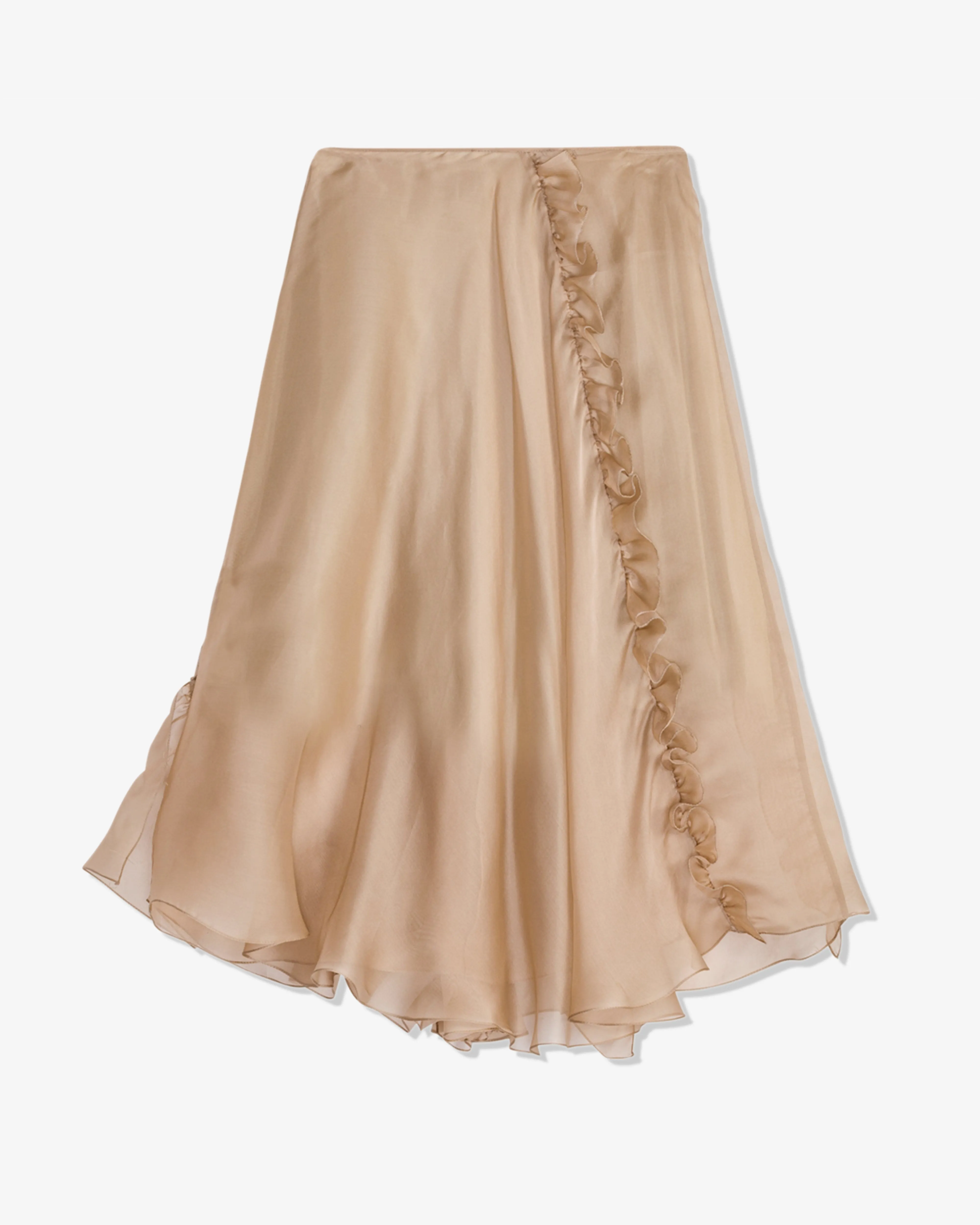 Cecilie Bahnsen - Women's Wrap Skirt - (Chestnut)