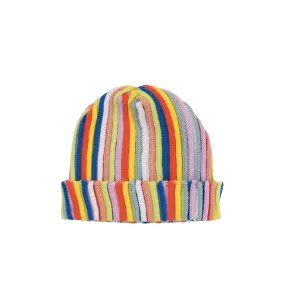 Circus Striped Knit Beanie