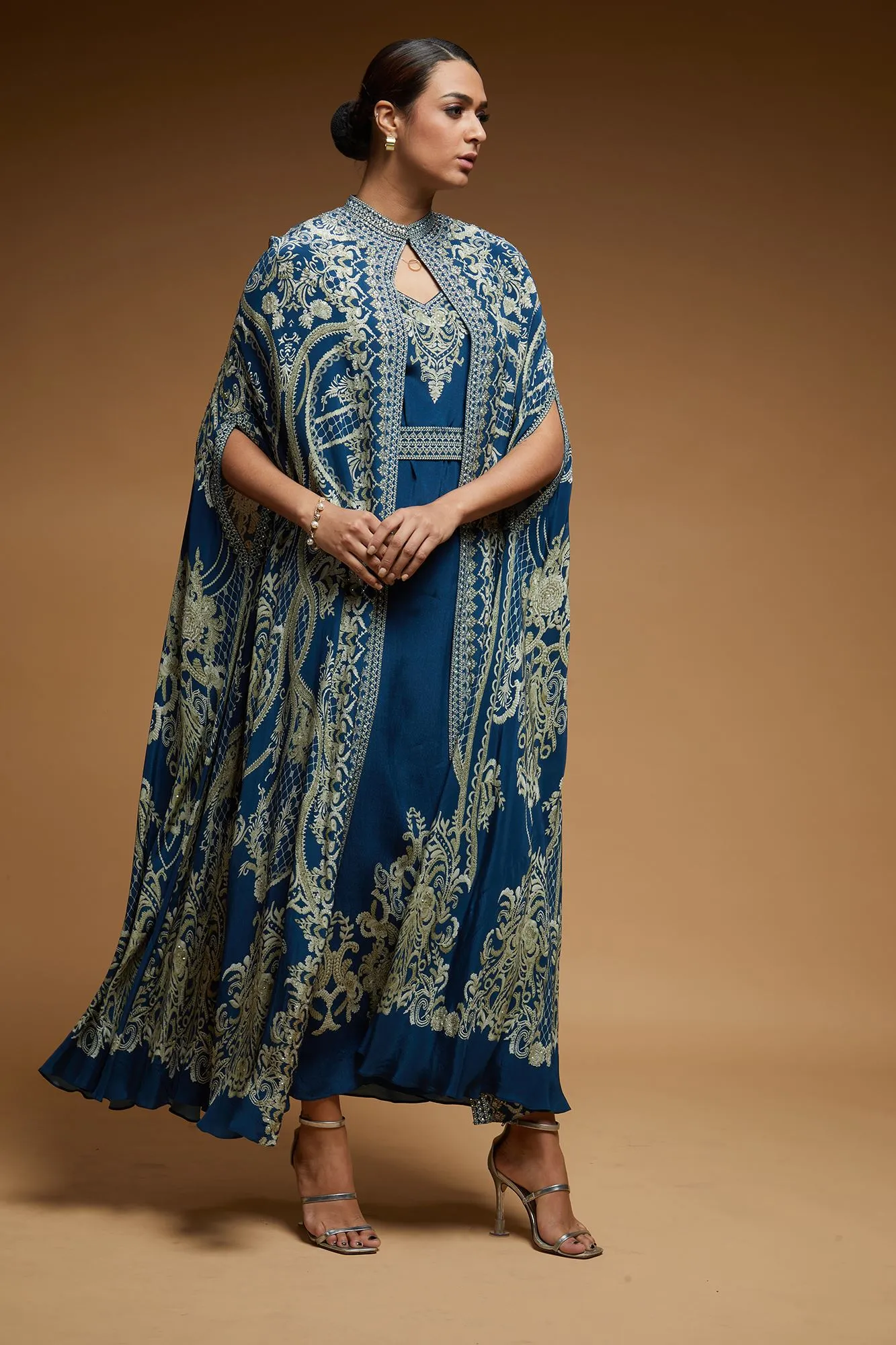 Cobalt Blue Kaftan