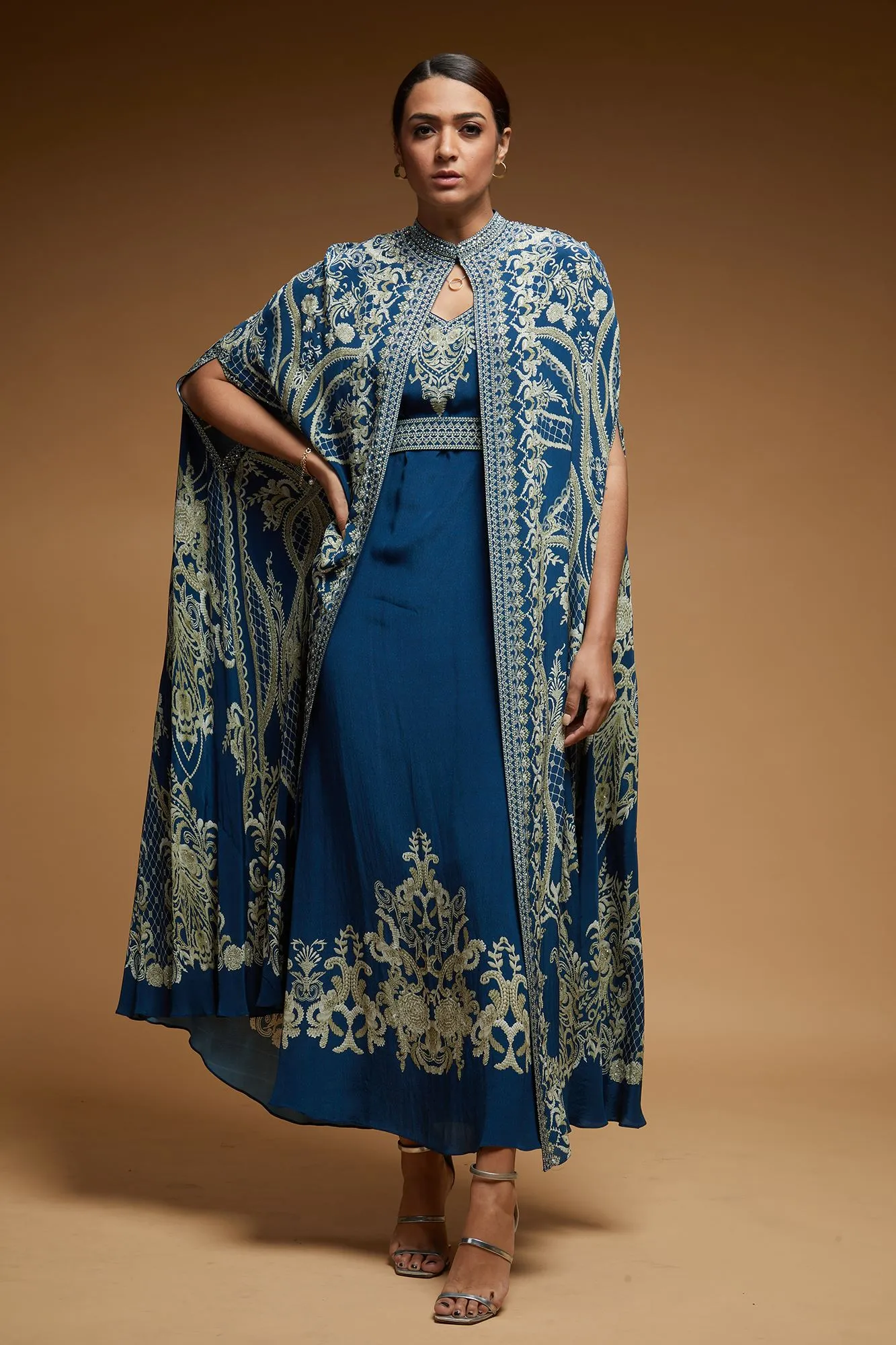 Cobalt Blue Kaftan