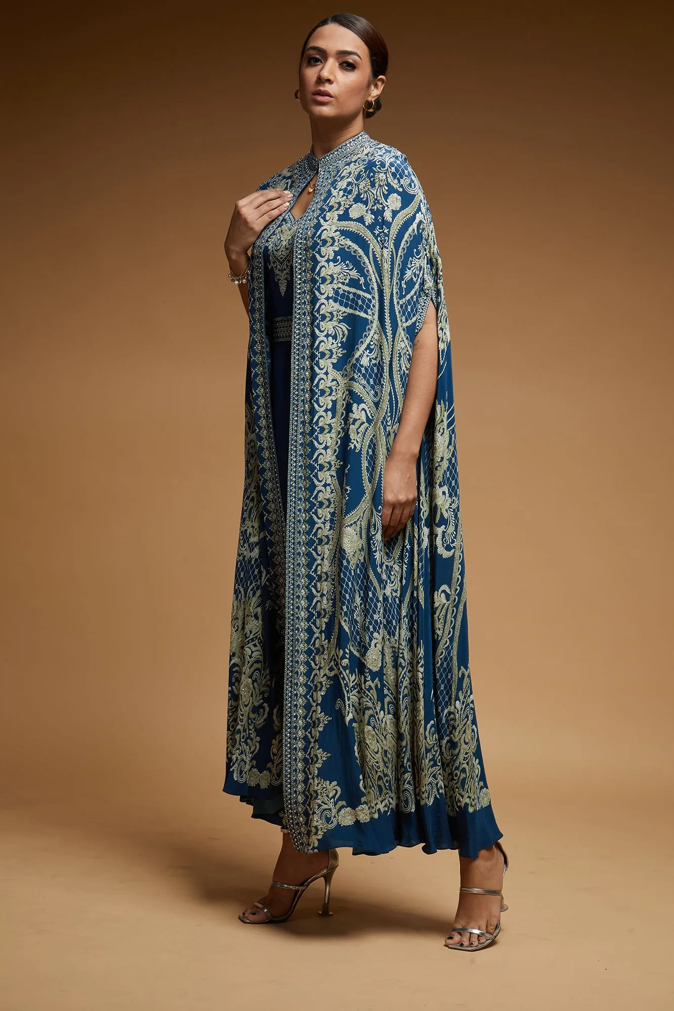 Cobalt Blue Kaftan