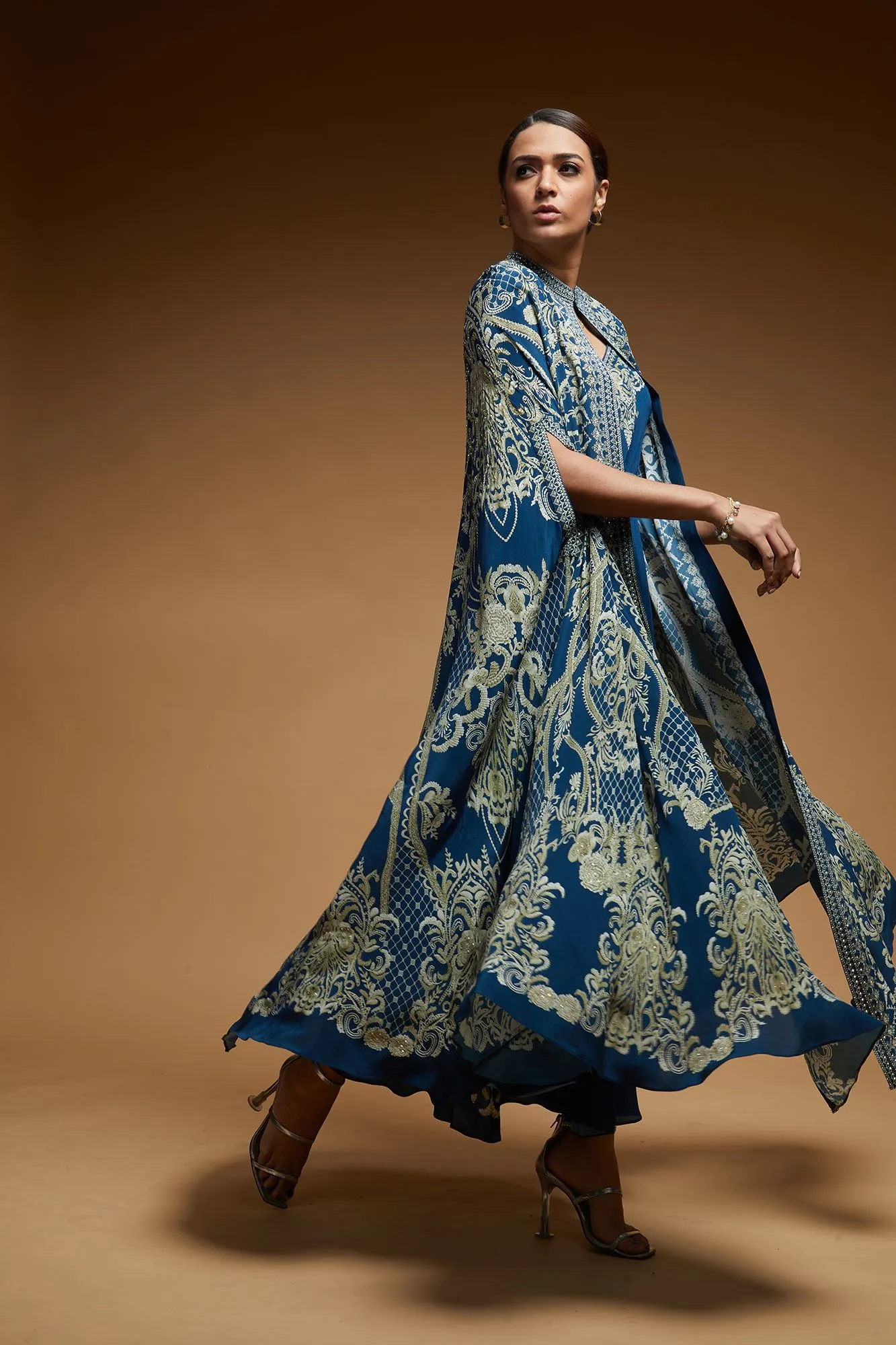 Cobalt Blue Kaftan