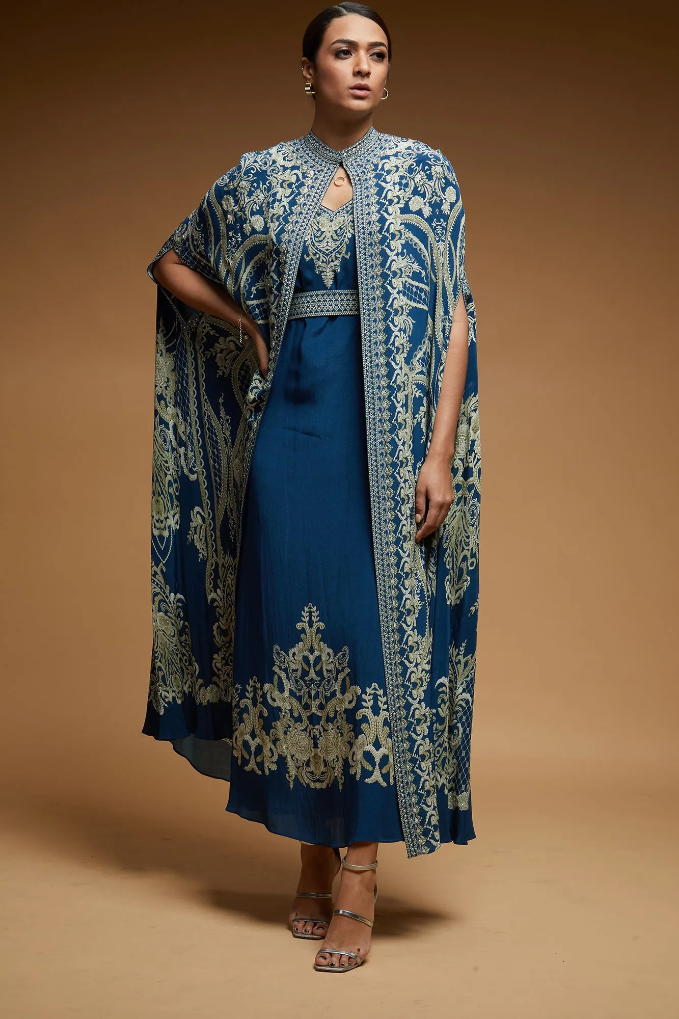 Cobalt Blue Kaftan