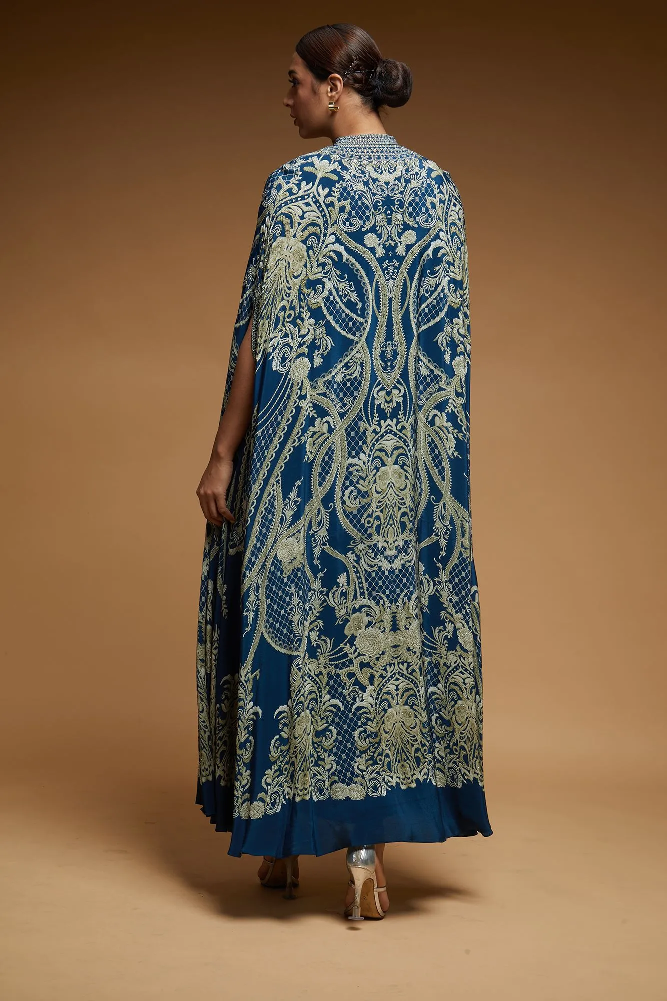 Cobalt Blue Kaftan