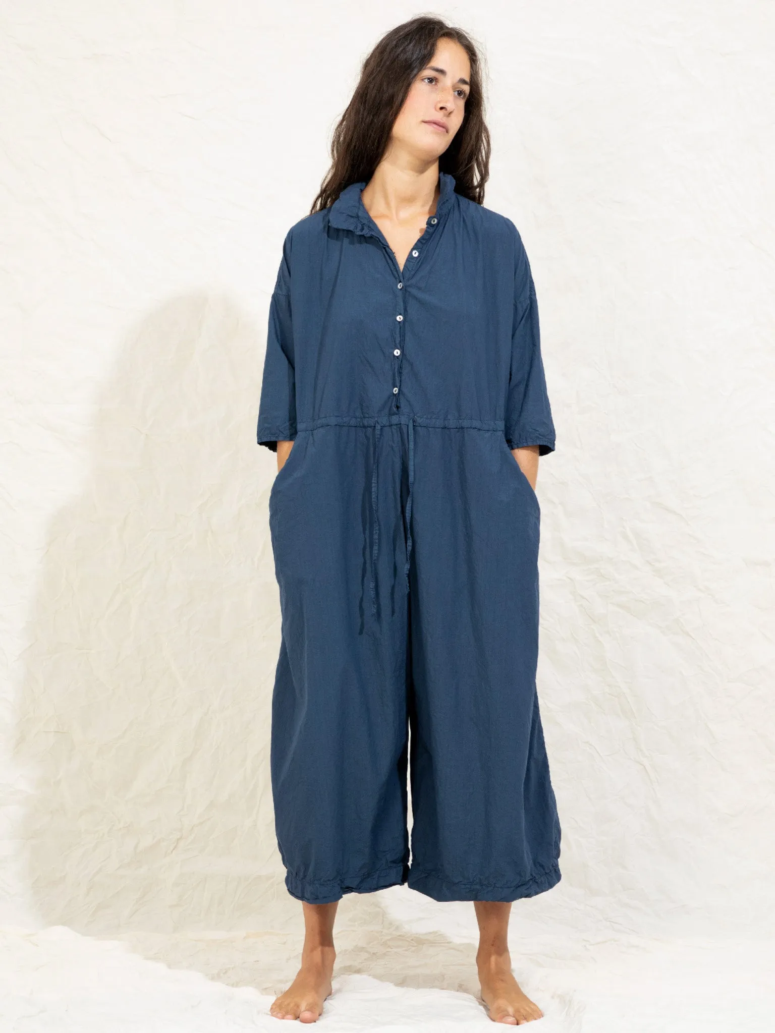 Collar Jumpsuit TC - Moss