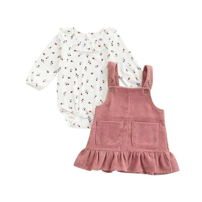 Corduroy Overall Dress outfit