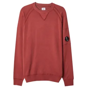 C.P. Company Light Terry Burgundy Sweatshirt