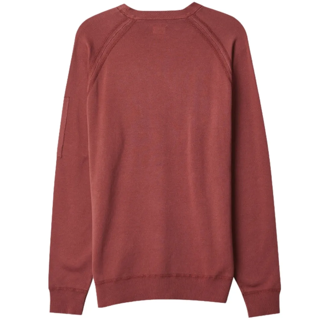 C.P. Company Light Terry Burgundy Sweatshirt