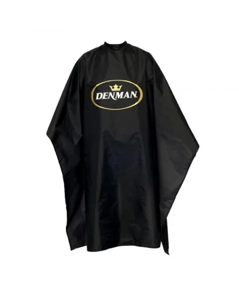 Denman  Hairdressing Nylon Cape Black