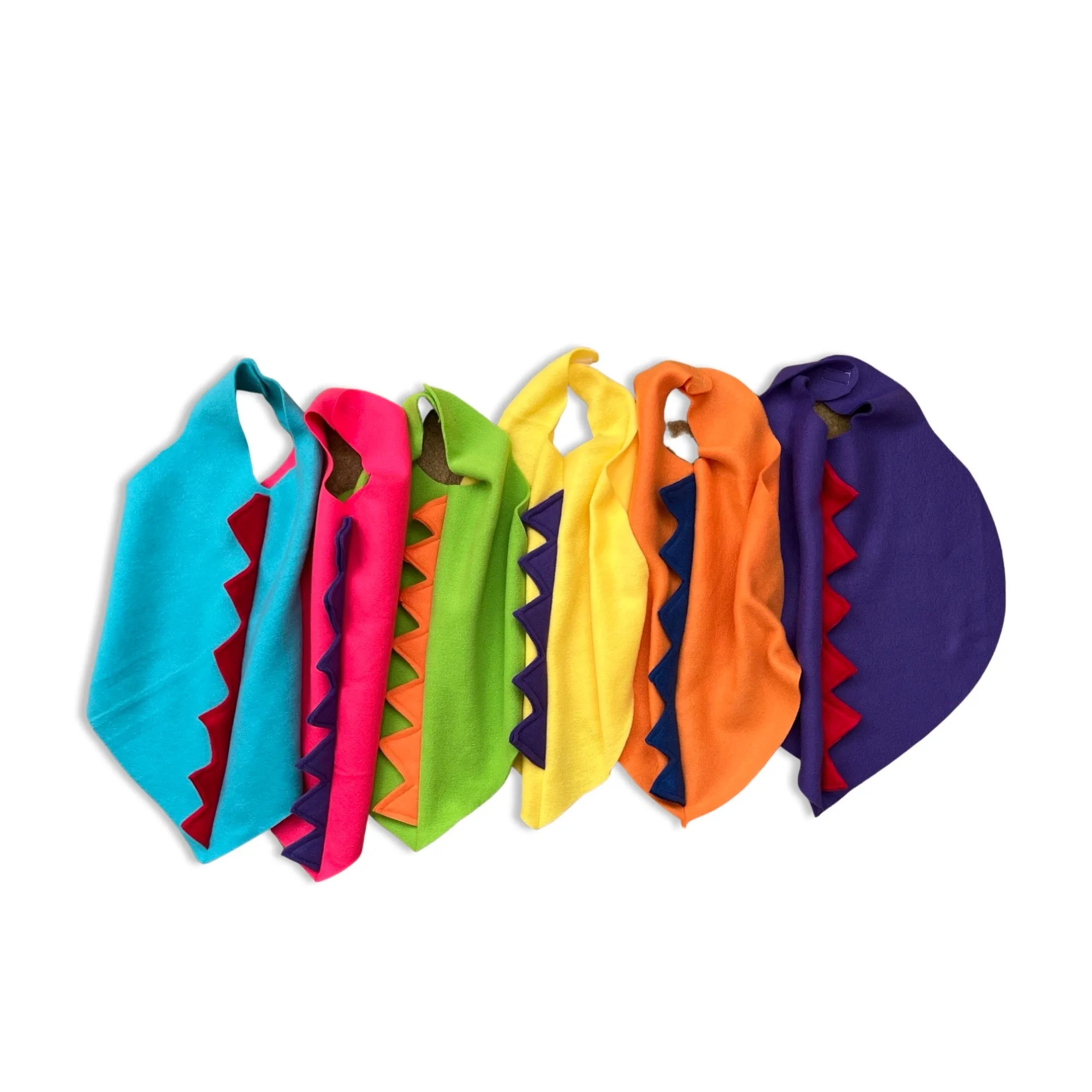 Dinosaur Cape Party Pack - Set of 5 capes or 10 capes