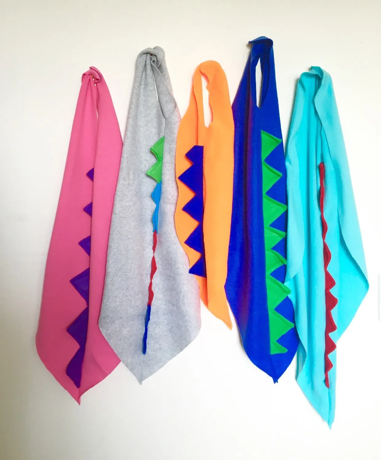 Dinosaur Cape Party Pack - Set of 5 capes or 10 capes