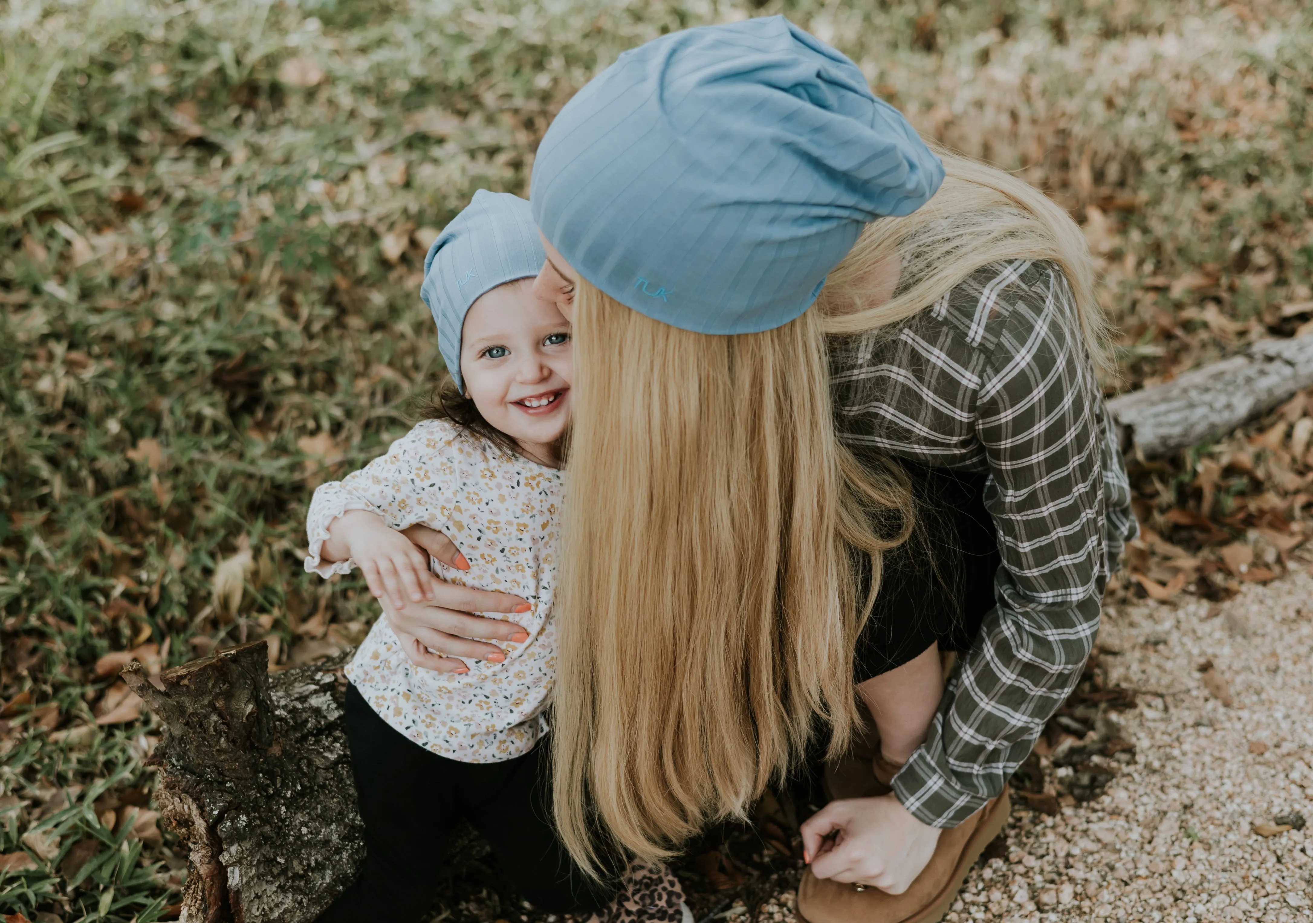 Dusty Blue Beanie - Baby/Kids
