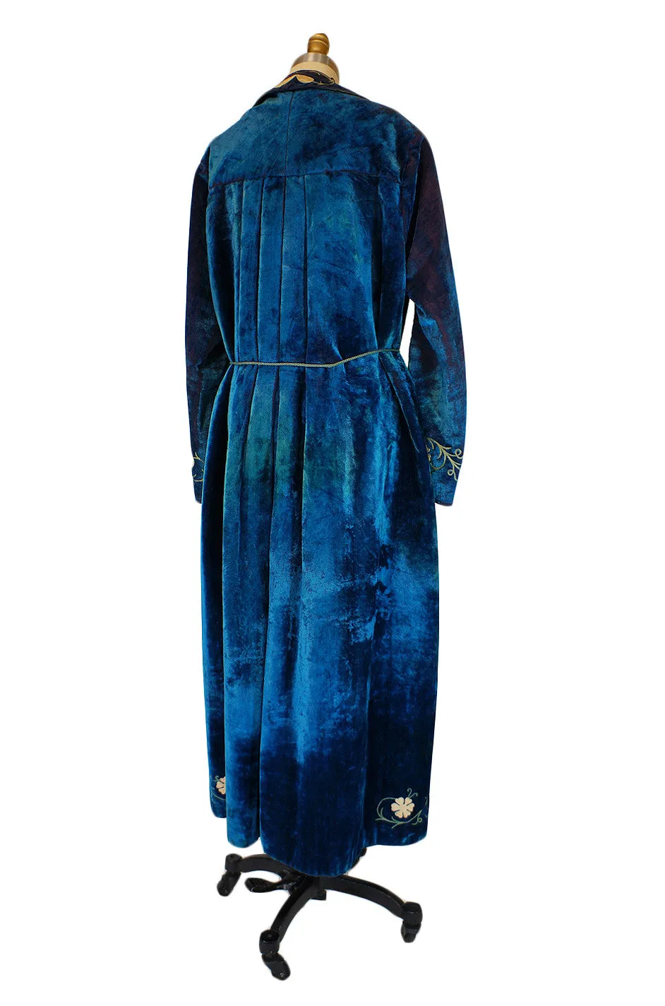 Edwardian Arts & Crafts Velvet Coat