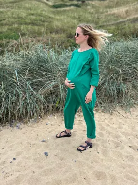 Etta Jumpsuit - Maternity Jumpsuit & Breastfeeding Jumpsuit - Green