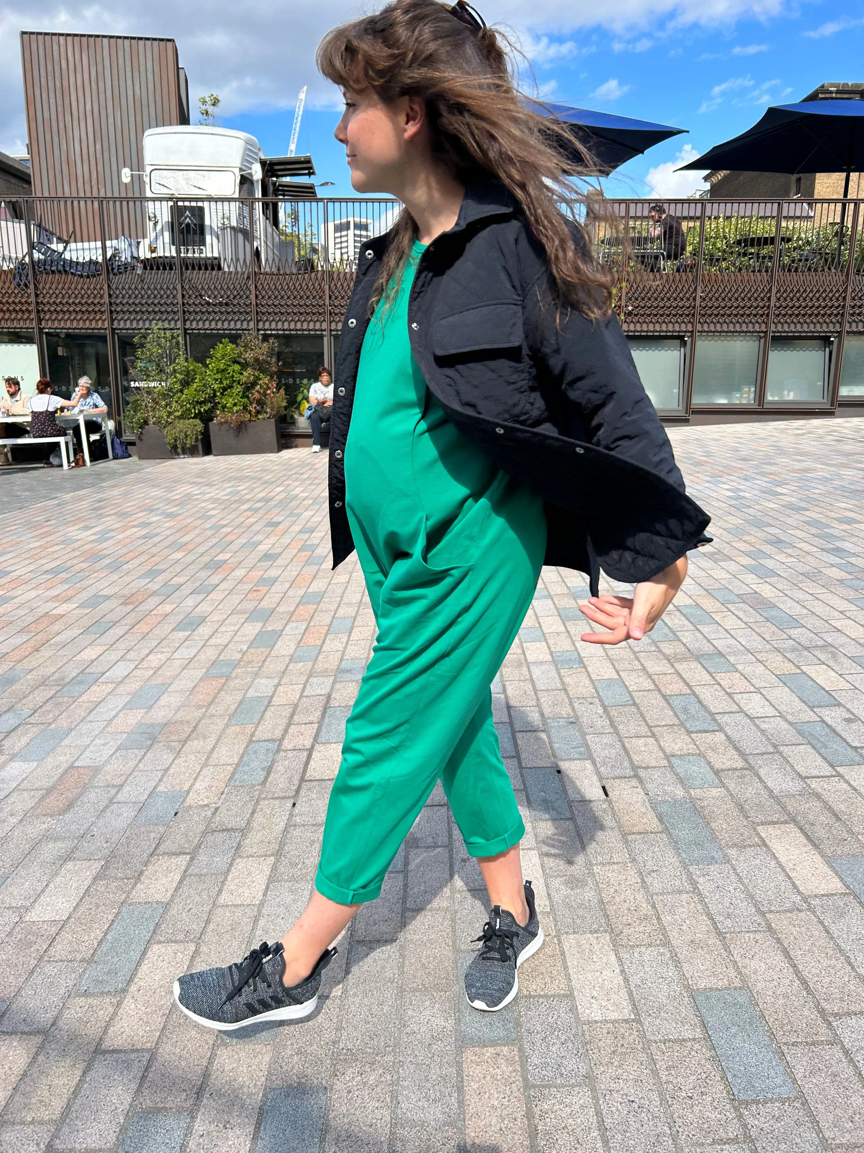 Etta Jumpsuit - Maternity Jumpsuit & Breastfeeding Jumpsuit - Green