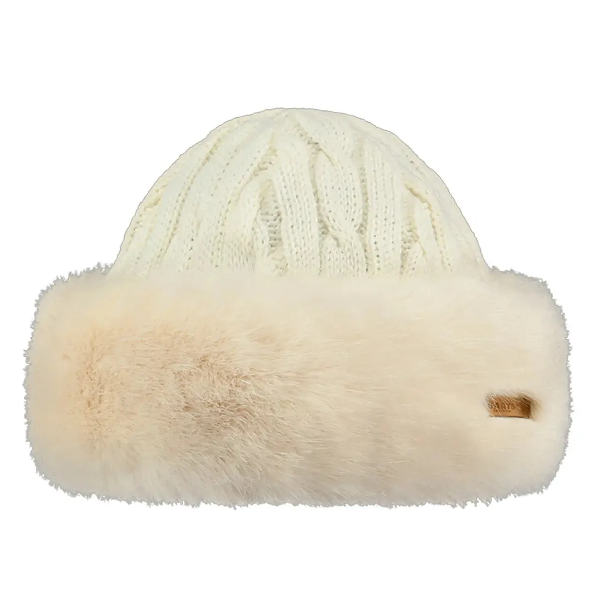 Faux Fur Cable Bandhat - White