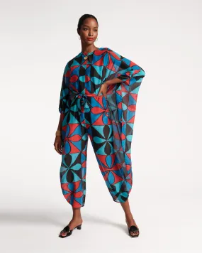 Felicity Jumpsuit Gambit Print Black Multi
