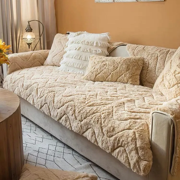 Free Shipping New winter plush non-slip warm sofa cushion bed can be used for mattress