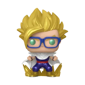 Funko Pop! Animation: Dragon Ball Super: Super Hero - Super Saiyan Gohan in Cape Metallic Chase #1708 Chalice Collectibles Exclusive