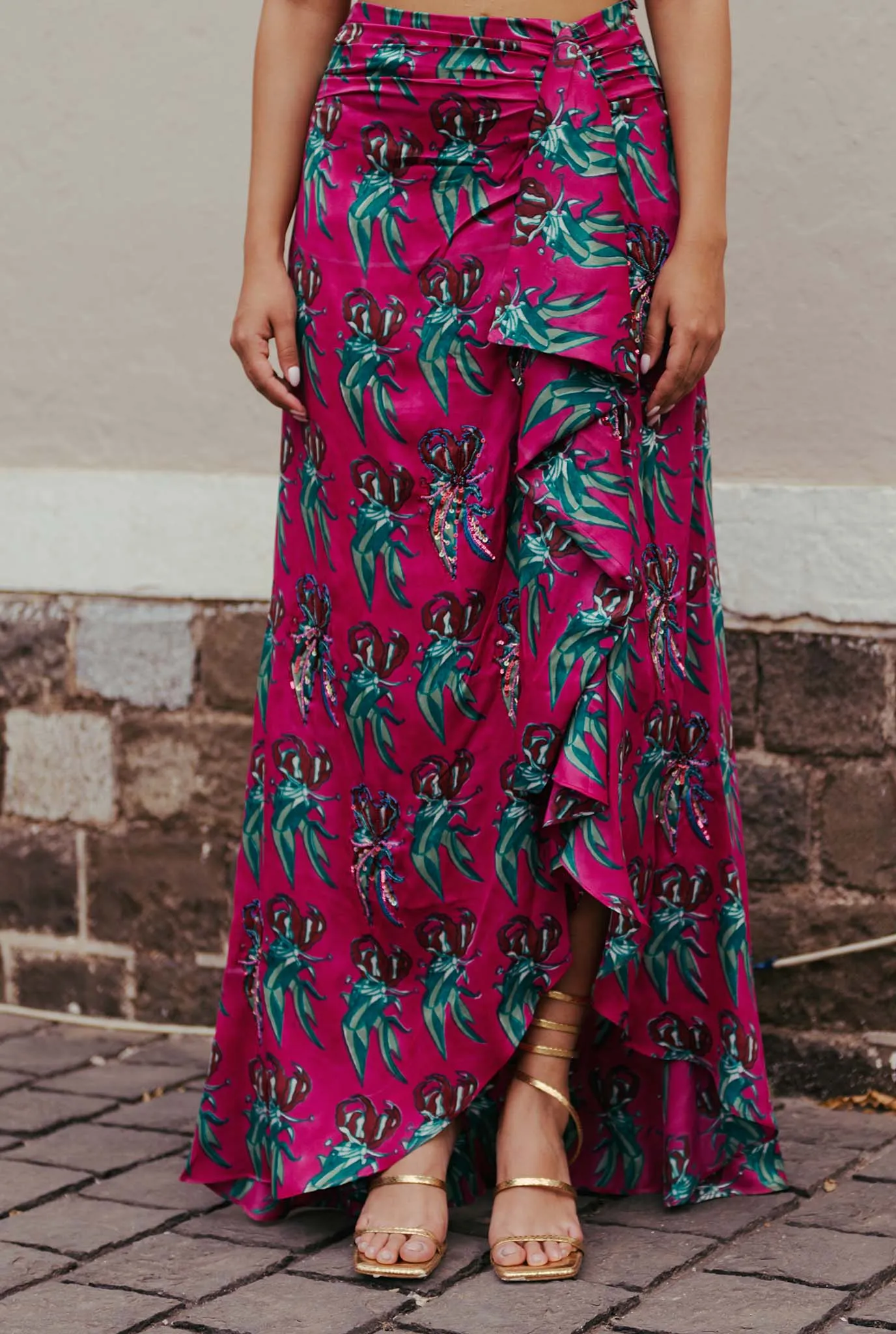 Gajner Silk Skirt