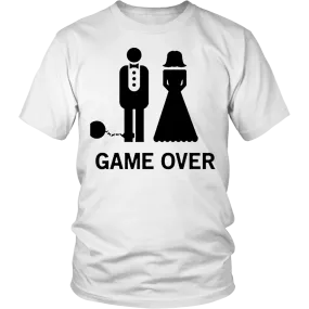 Game Over T-Shirt For Newly Wed Guys