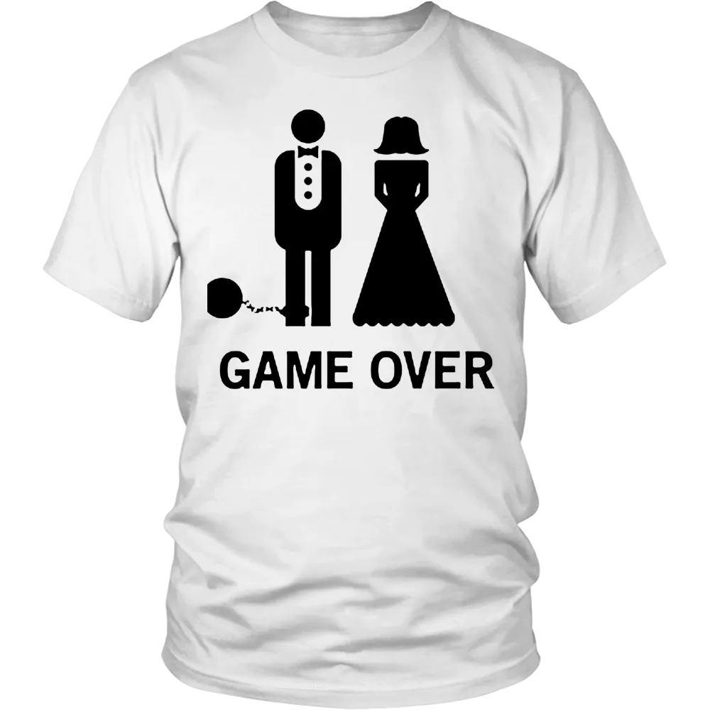 Game Over T-Shirt For Newly Wed Guys