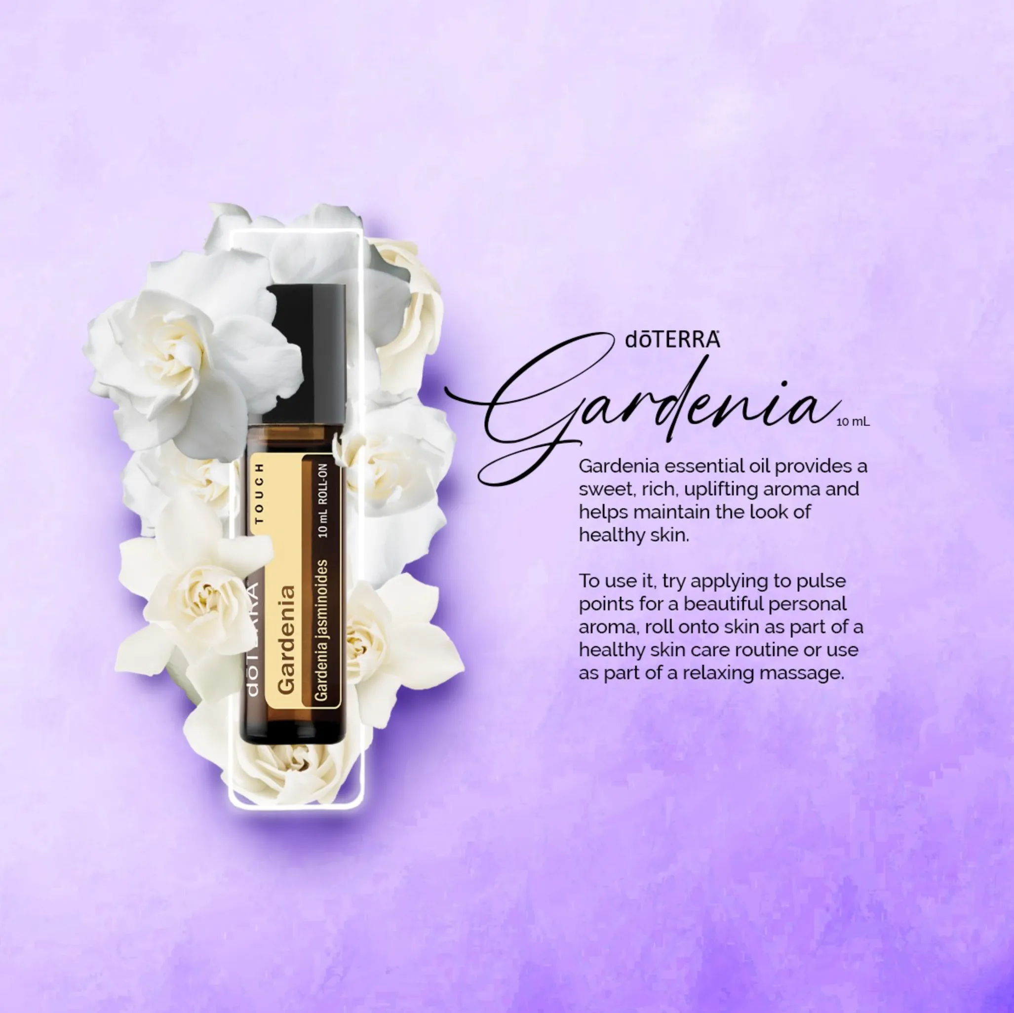 Gardenia 10ml Oil Roll On