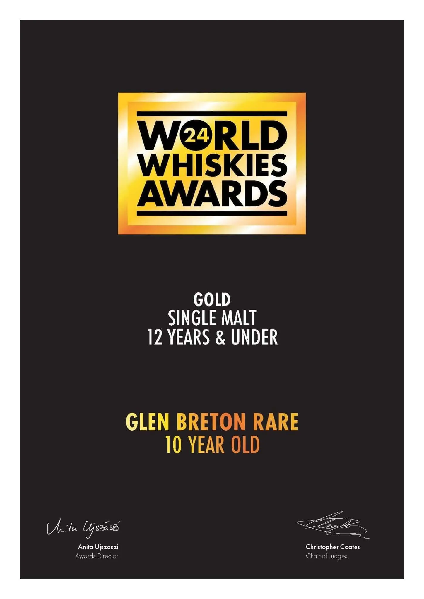 Glen Breton 10 Year Single Malt Whisky