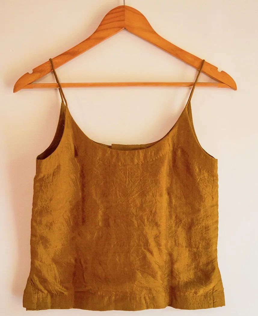 Gold Slip Top