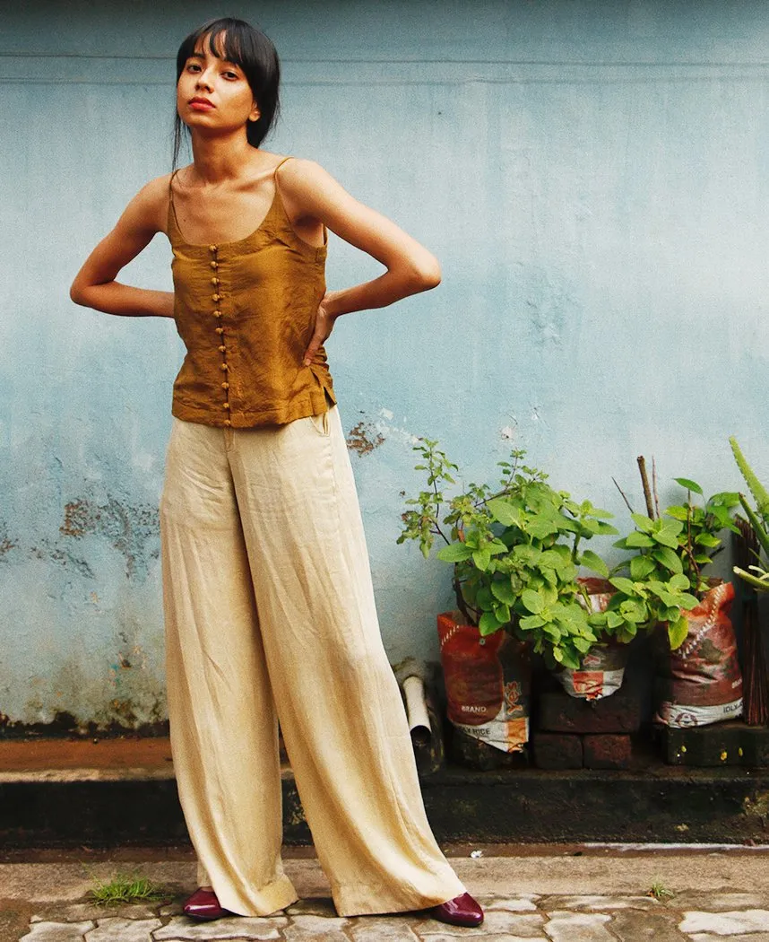 Gold Slip Top