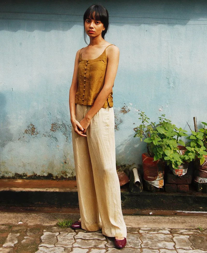 Gold Slip Top