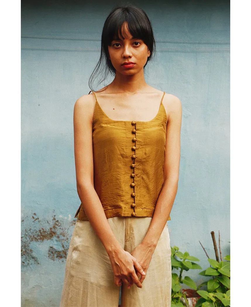 Gold Slip Top