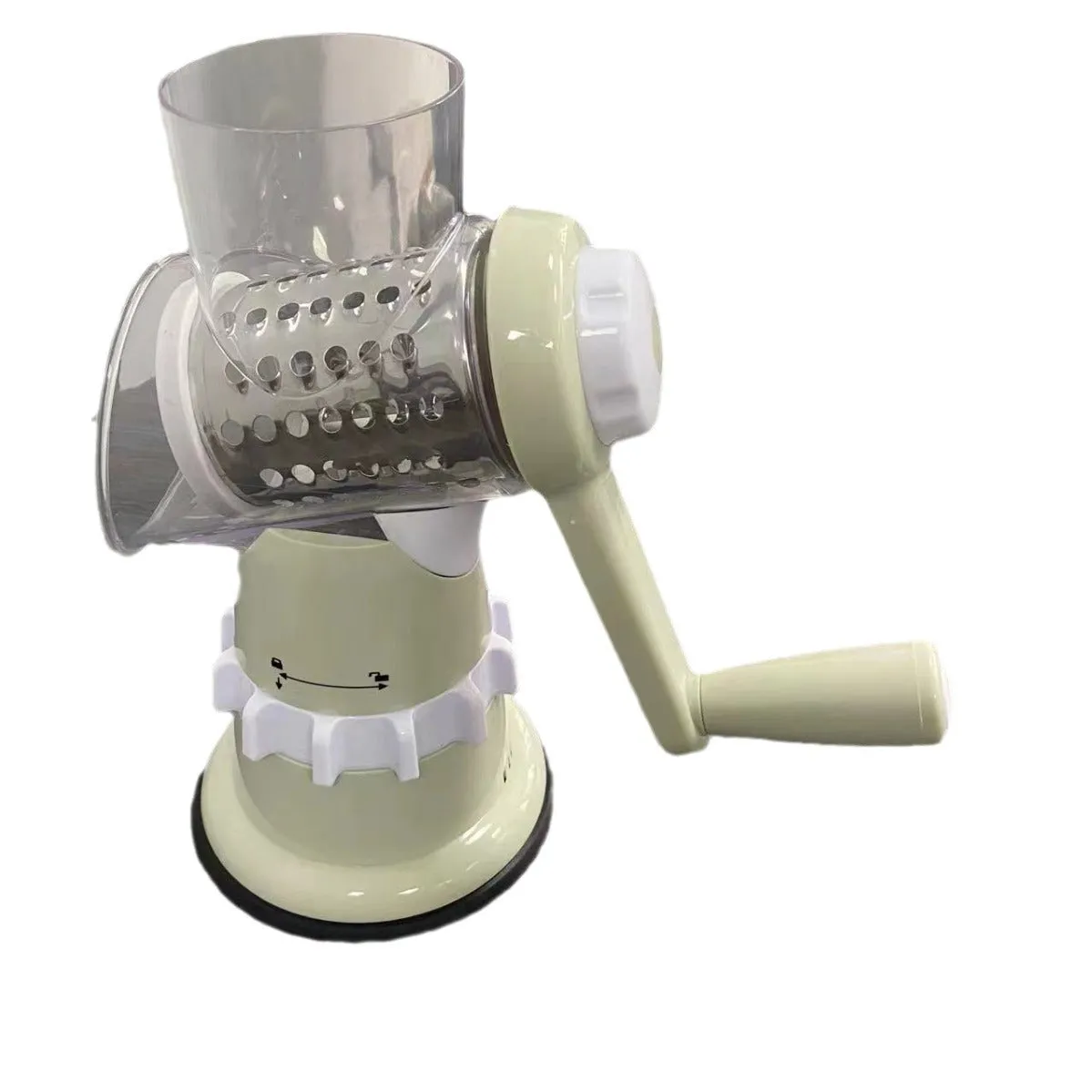 Hand-Cranked Vegetable Cutter and Slicer