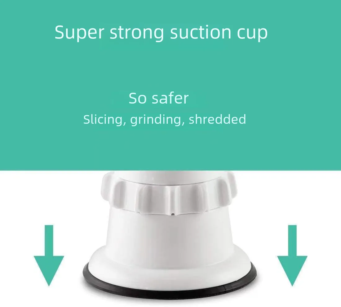 Hand-Cranked Vegetable Cutter and Slicer