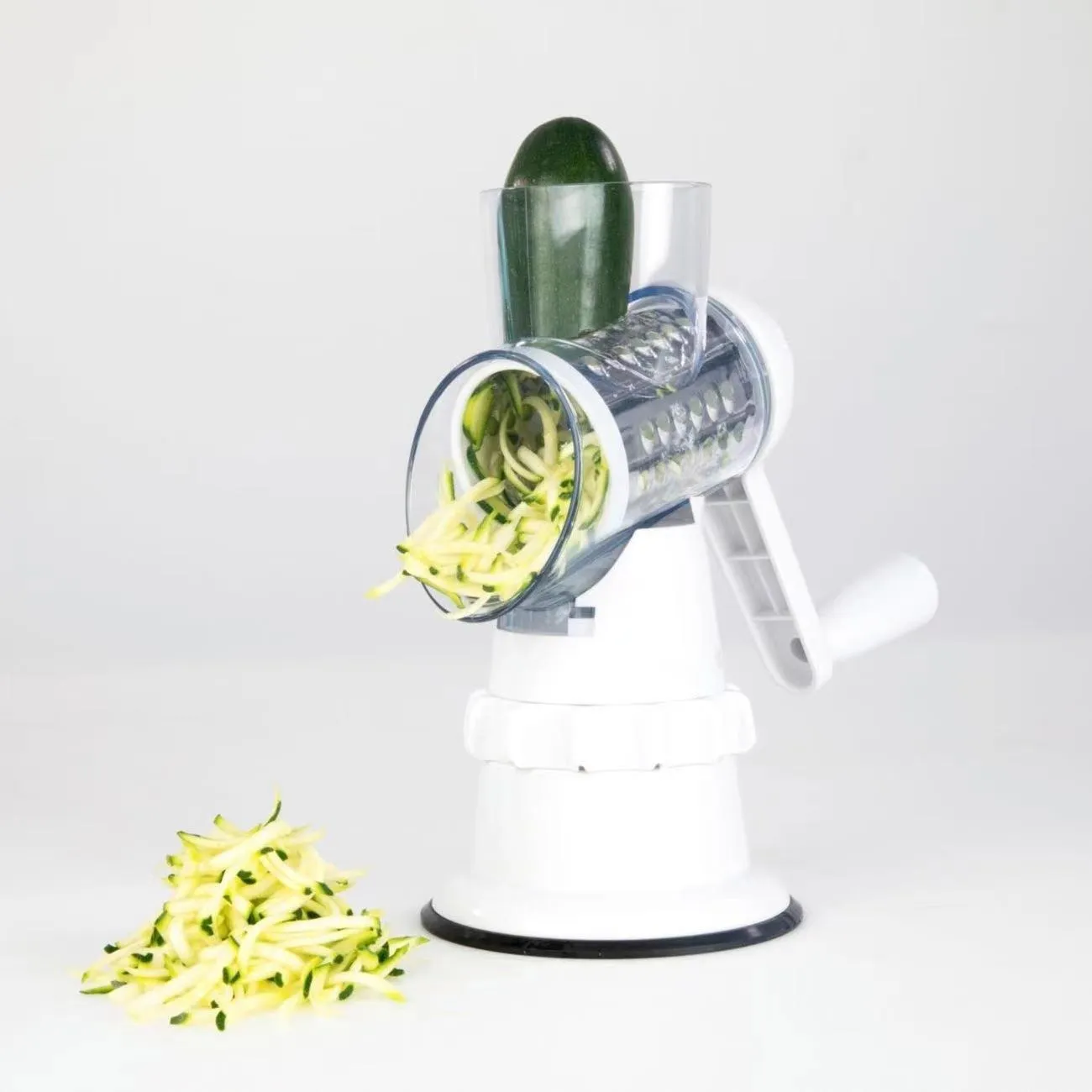 Hand-Cranked Vegetable Cutter and Slicer
