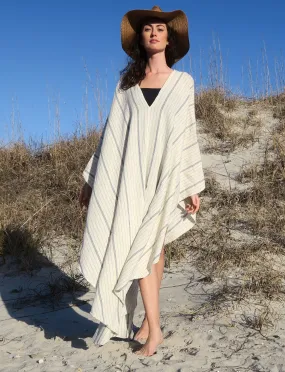HANDWOVEN - Flip V Aphrodite Long Cape
