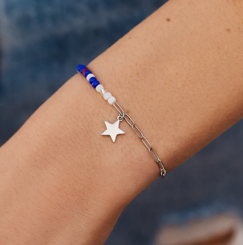 Home For Our Troops Stretch Bracelet
