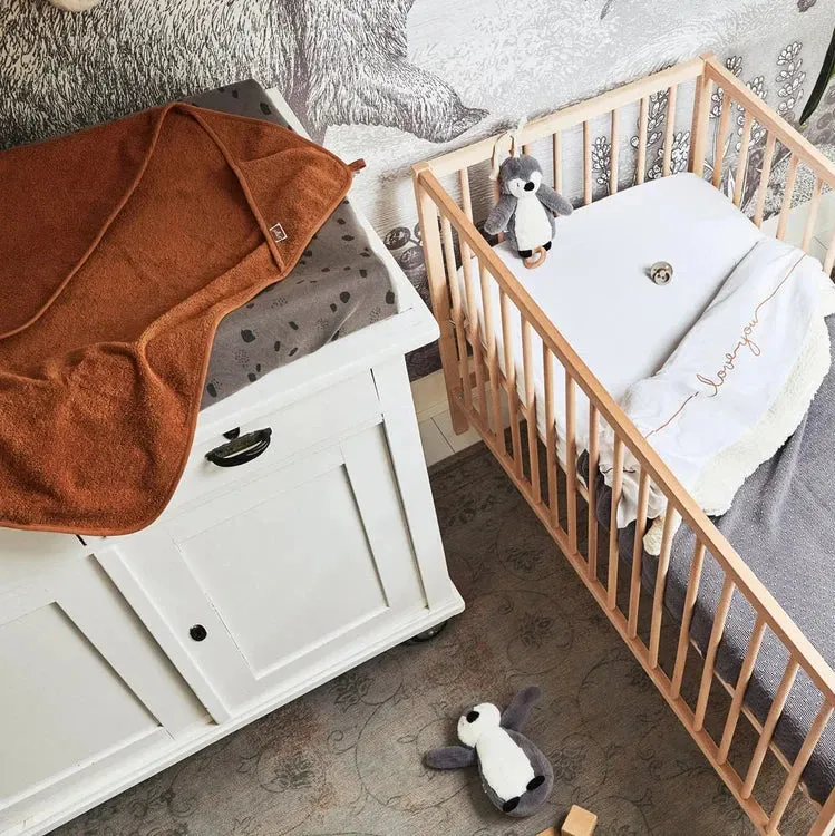 Hooded Bath Towel Cape Terry - Caramel