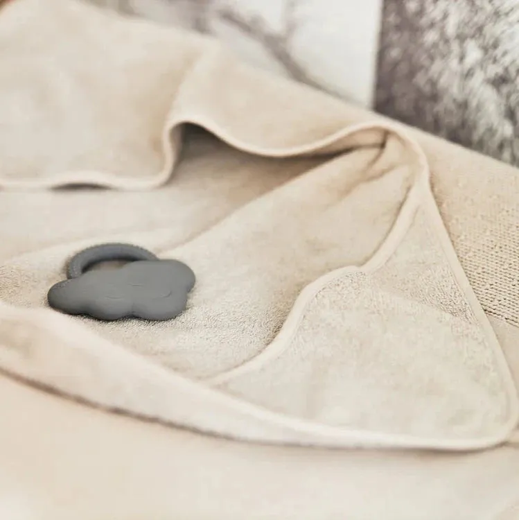 Hooded Bath Towel Cape Terry - Nougat