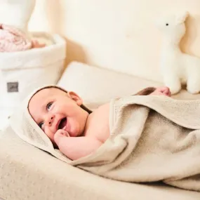 Hooded Bath Towel Cape Terry - Nougat