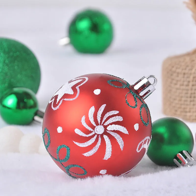 House-Shaped Kraft Paper Box Christmas Ball Gift Set