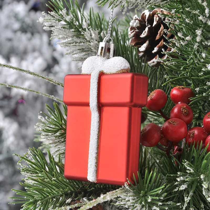 House-Shaped Kraft Paper Box Christmas Ball Gift Set