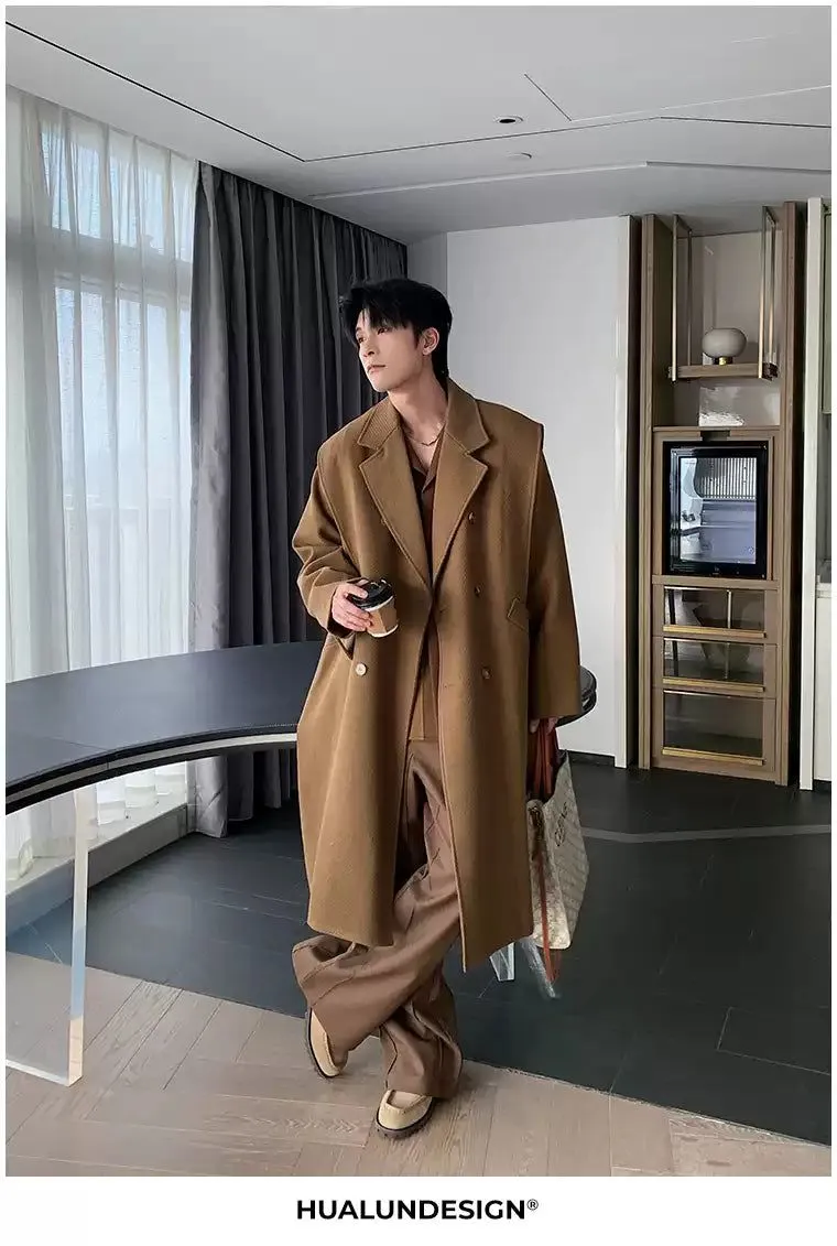 Hua Structured Double Breasted Overcoat