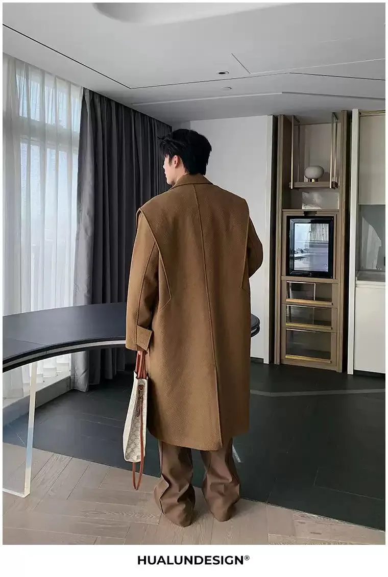 Hua Structured Double Breasted Overcoat