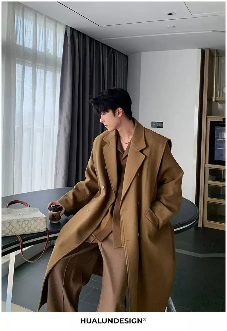 Hua Structured Double Breasted Overcoat