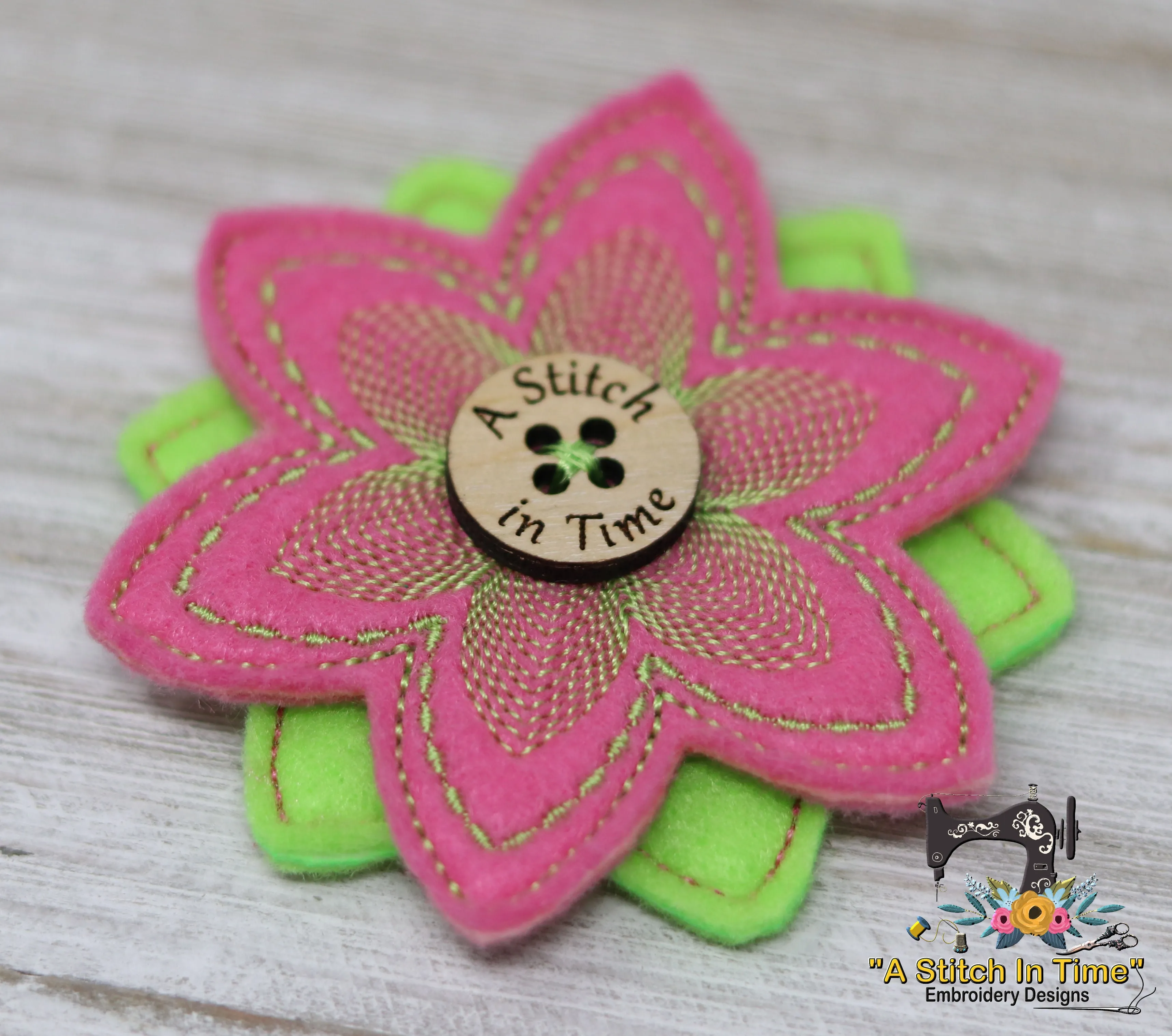ITH Two Layer Flower